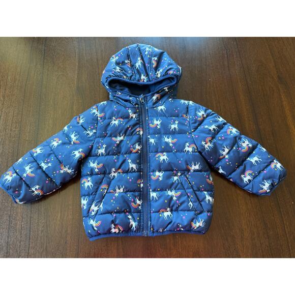 Jumping Beans Heavyweight Hooded Puffer Jacket Size 3T - Picture 1 of 6
